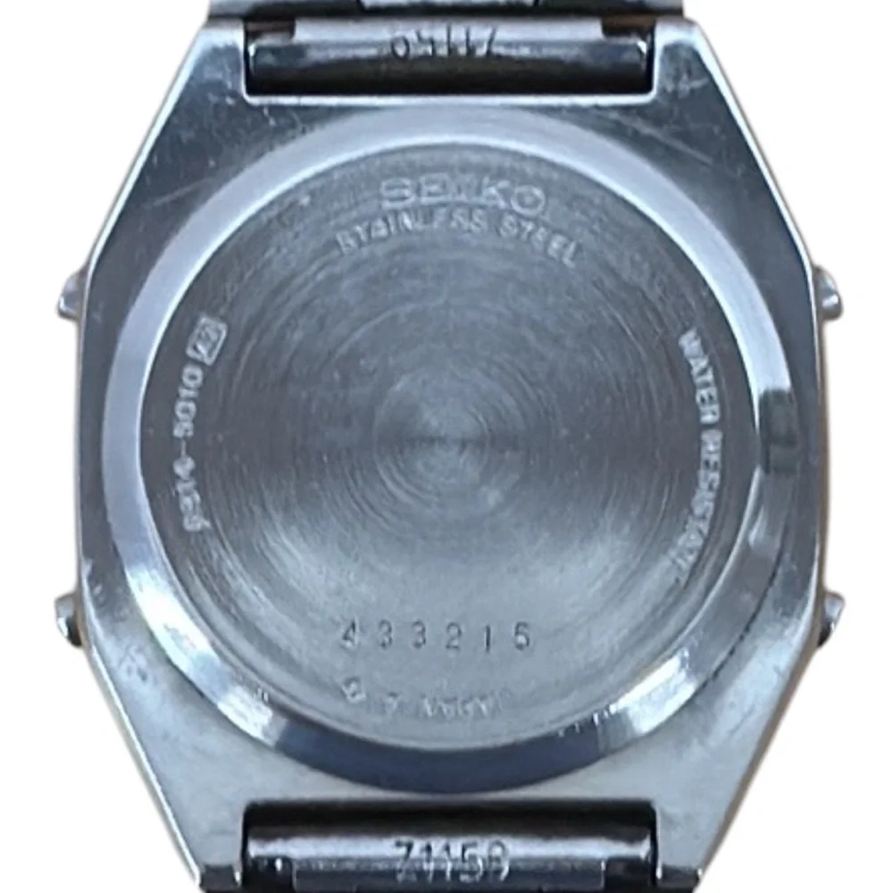 SEIKO SQ A914-5010 Chronograph Quartz Digital Men's Watch, 7.5” New Battery - Picture 10 of 10